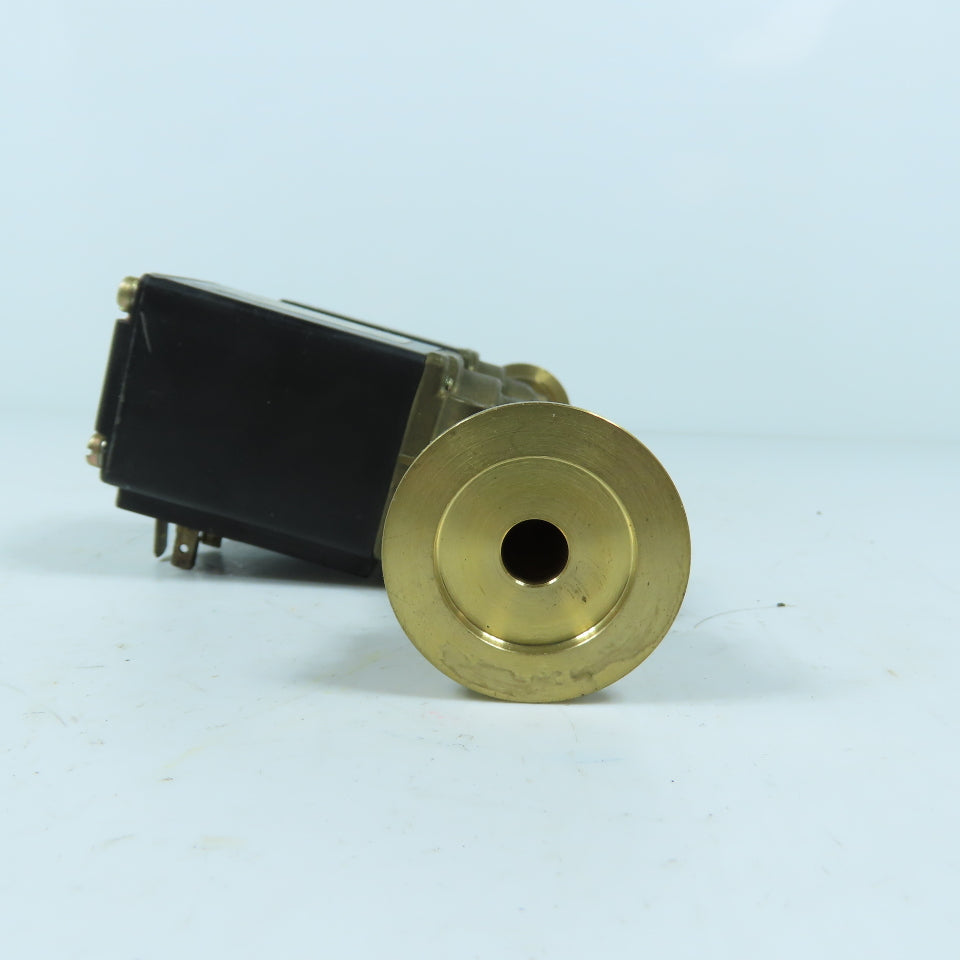 Burkert 00450066 0256 A 3/8 FPM BR Dual Solenoid Valve Manifold 120V