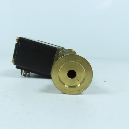 Burkert 00450066 0256 A 3/8 FPM BR Dual Solenoid Valve Manifold 120V