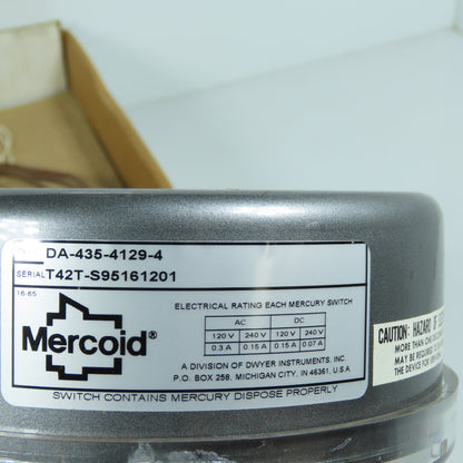 Mercoid DA-435-4129-4 Temperature Control Assembly