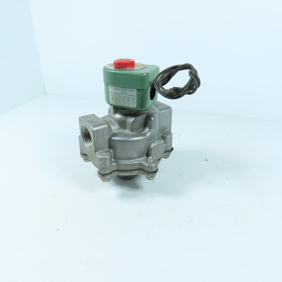 ASCO 8215B53 Gas Fuel Solenoid Valve 110V 1" 25PSI