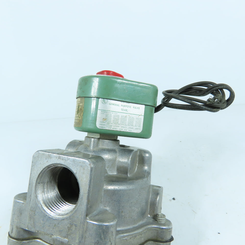 ASCO 8215B53 Gas Fuel Solenoid Valve 110V 1" 25PSI