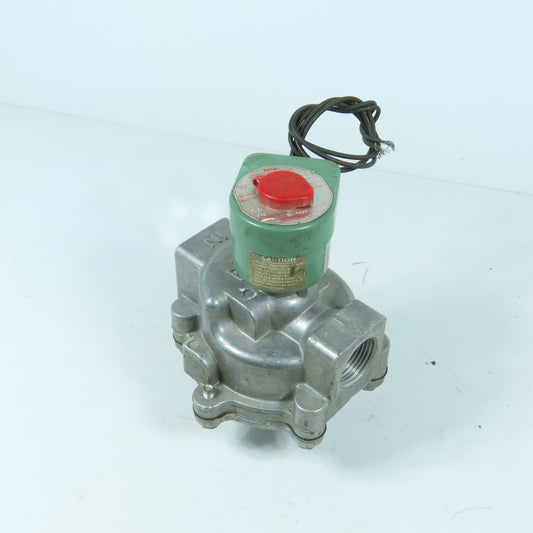 ASCO 8215B53 Gas Fuel Solenoid Valve 110V 1" 25PSI