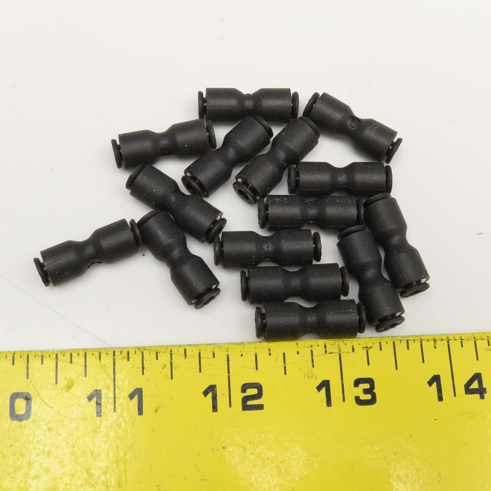 Legris 1/8" x 1/8" Push To Connect Nylon Tube Coupling Splice Lot Of 15