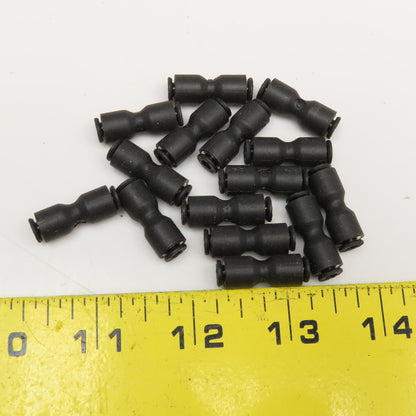 Legris 1/8" x 1/8" Push To Connect Nylon Tube Coupling Splice Lot Of 15