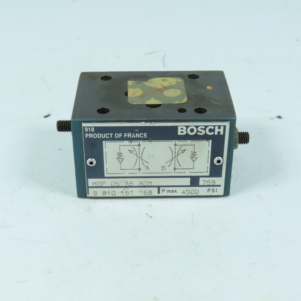 Bosch MDF 06 AB ADM 9 810 161 169 4 Way 3-Pos Hydraulic Valve 4500PSI