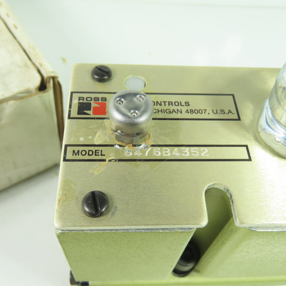 Ross 8476B4352 Poppet Solenoid Valve 120V 60Hz
