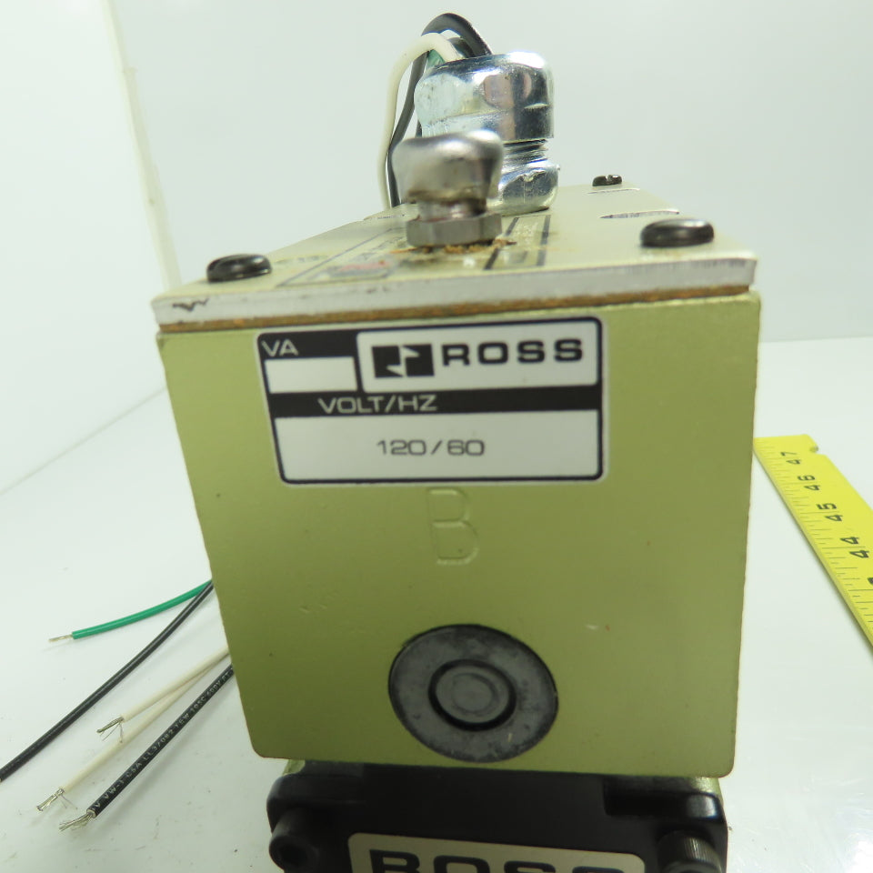 Ross 8476B4352 Poppet Solenoid Valve 120V 60Hz