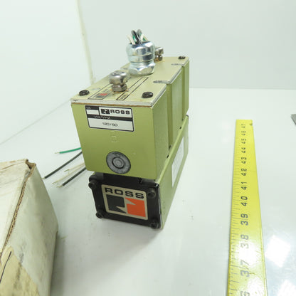 Ross 8476B4352 Poppet Solenoid Valve 120V 60Hz
