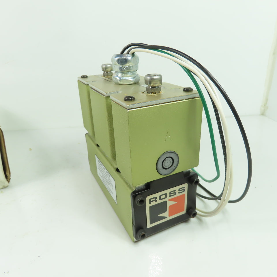 Ross 8476B4352 Poppet Solenoid Valve 120V 60Hz
