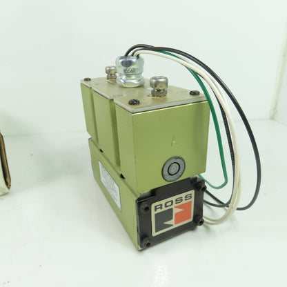 Ross 8476B4352 Poppet Solenoid Valve 120V 60Hz