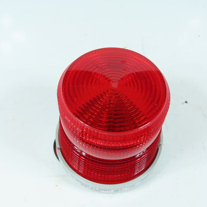 Edwards Signaling Adaptabeacon 48SINR-G1-20WH Red Warning Beacon Light 24VDC