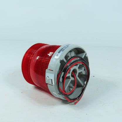 Edwards Signaling Adaptabeacon 48SINR-G1-20WH Red Warning Beacon Light 24VDC