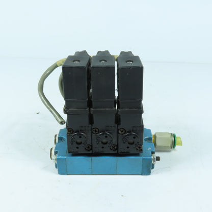 MAC 132B-501JB 24VDC 3-Solenoid Valve Manifold Assembly