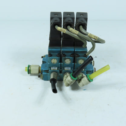 MAC 132B-501JB 24VDC 3-Solenoid Valve Manifold Assembly