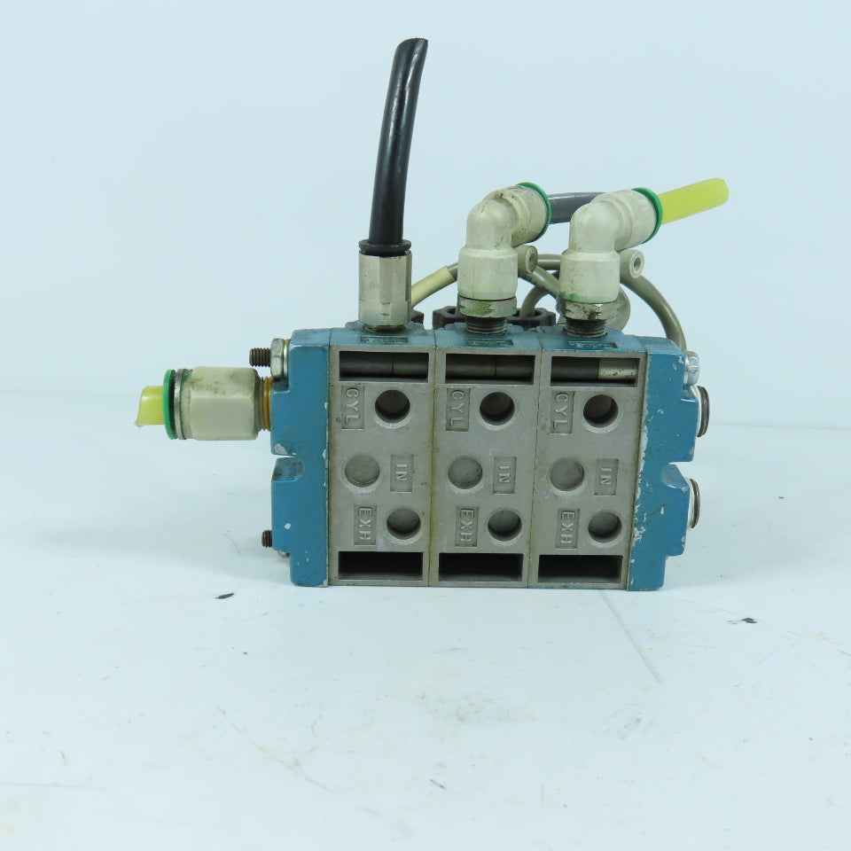 MAC 132B-501JB 24VDC 3-Solenoid Valve Manifold Assembly