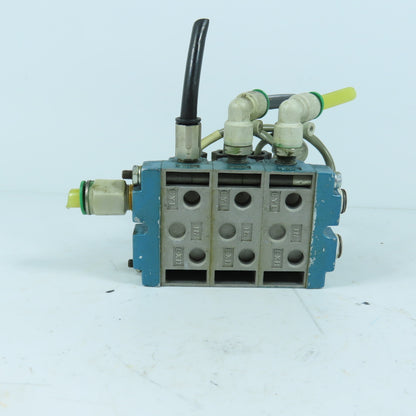MAC 132B-501JB 24VDC 3-Solenoid Valve Manifold Assembly