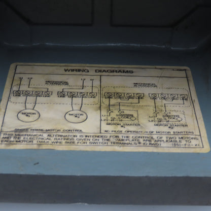 Square D Class 9038 Type DR-7 9038DR-7 Float Switch Cast Iron Cover Only