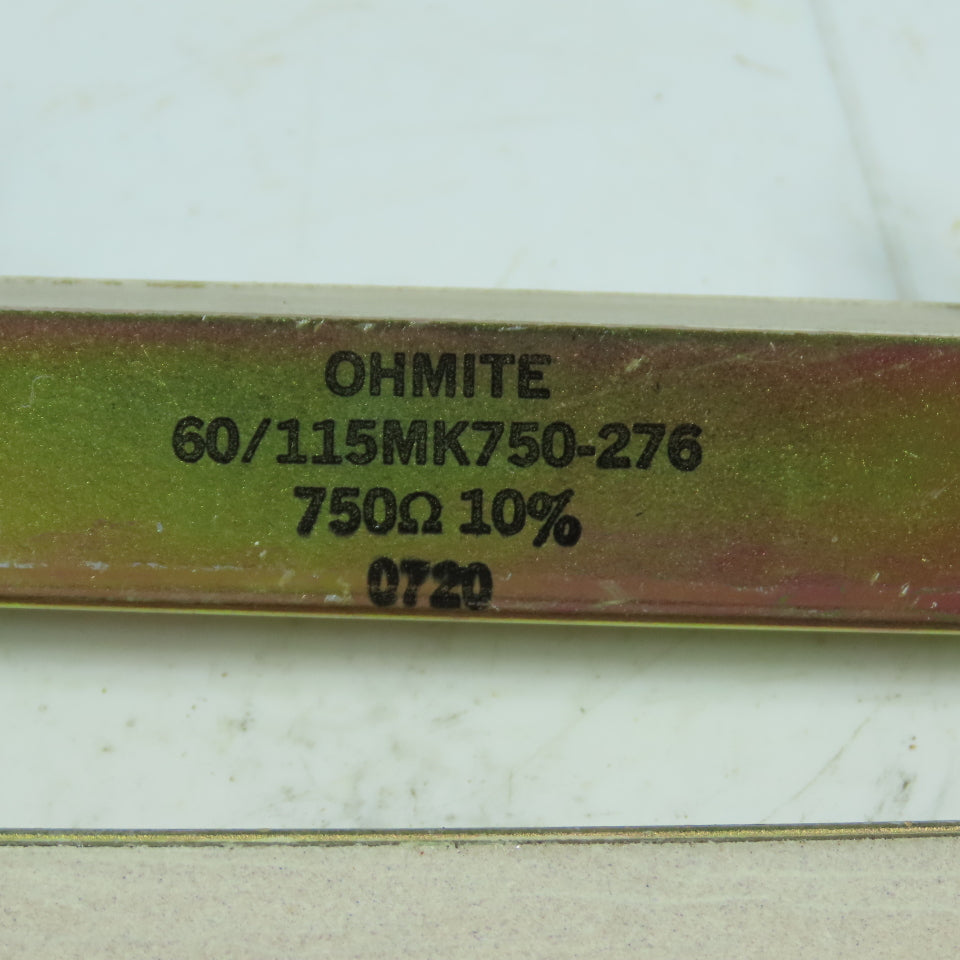 Ohmite 60/115MK750-276 750 Ohm 10% Power Resistors Lot Of 6