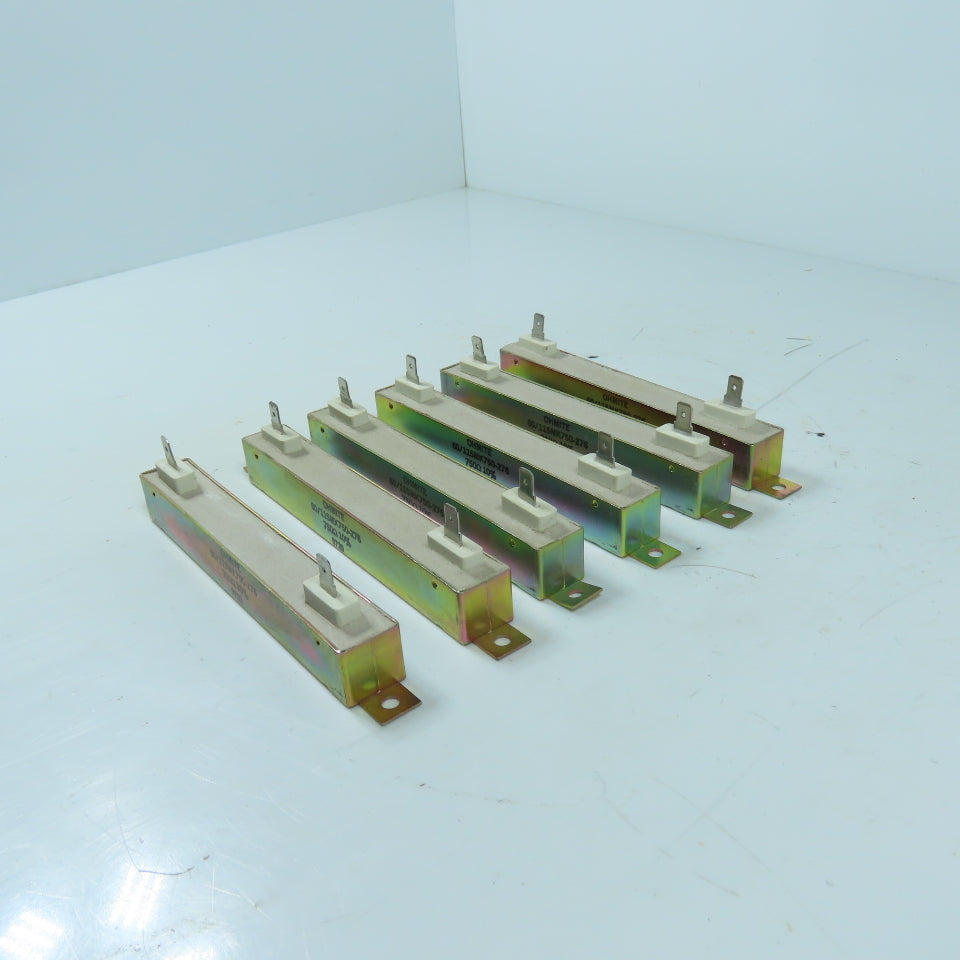 Ohmite 60/115MK750-276 750 Ohm 10% Power Resistors Lot Of 6