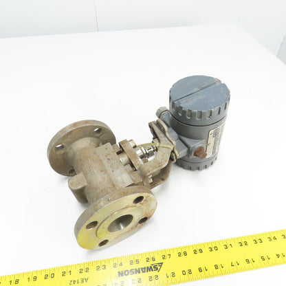 Fisher Controls 3022 1-1/2" Vortex Signal Conditioner 12.7GPM 4-20mA