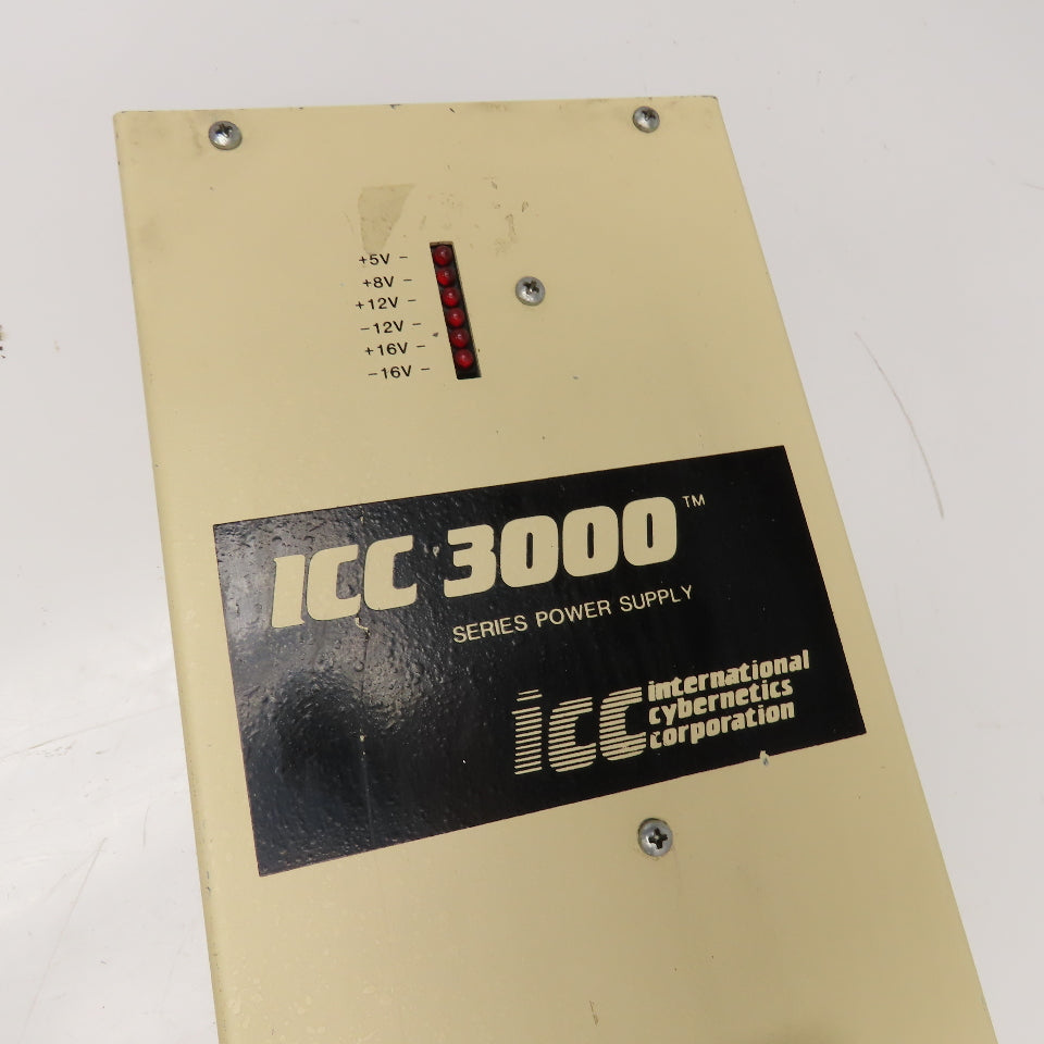 ICC 3000 Power Supply 110V Input 55V, 8V, +/-12V, +/-16/VDC
