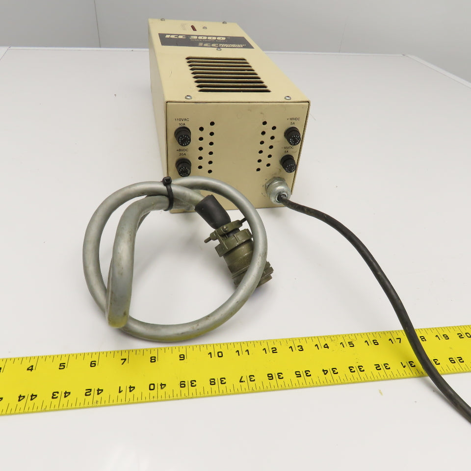 ICC 3000 Power Supply 110V Input 55V, 8V, +/-12V, +/-16/VDC