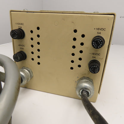 ICC 3000 Power Supply 110V Input 55V, 8V, +/-12V, +/-16/VDC
