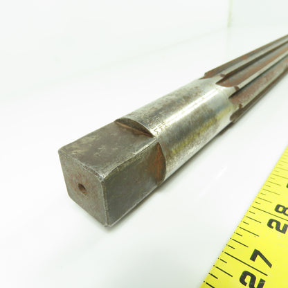 MR & Tool 1.54" -1.25" Hand Reamer Straight 10-Flute 14" Flutes 18-5/16" OAL