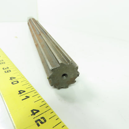 MR & Tool 1.54" -1.25" Hand Reamer Straight 10-Flute 14" Flutes 18-5/16" OAL