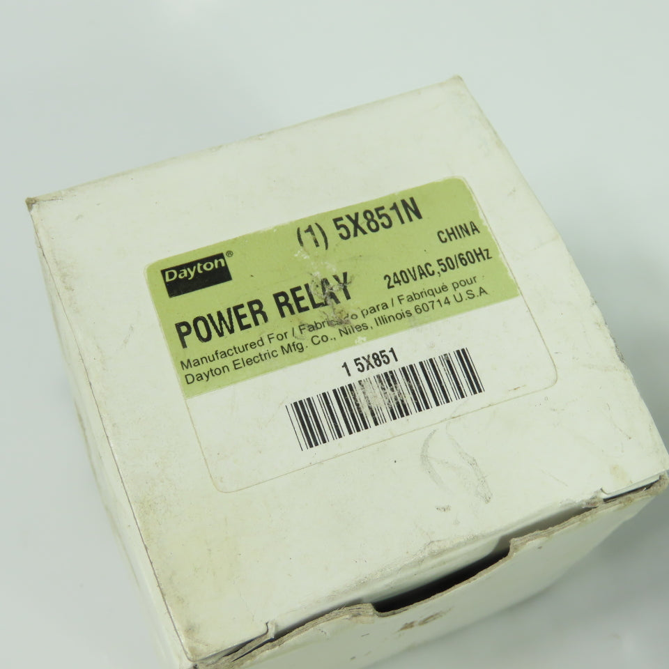 Dayton 5X851N Open Power Relay 240VAC NEW