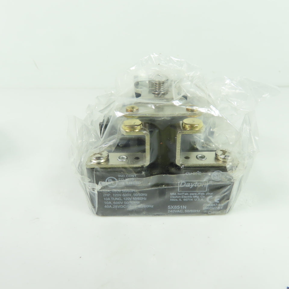 Dayton 5X851N Open Power Relay 240VAC NEW