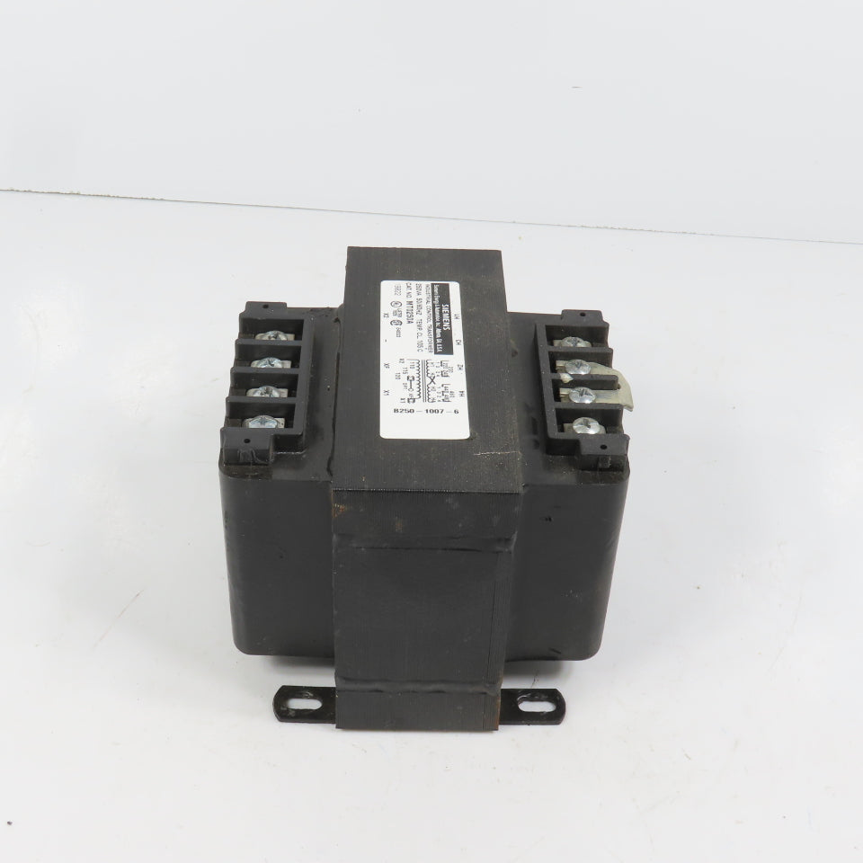 Siemens MT0250A 250VA Control Transformer Pri 220-480V Sec 110-120V 50/60HZ