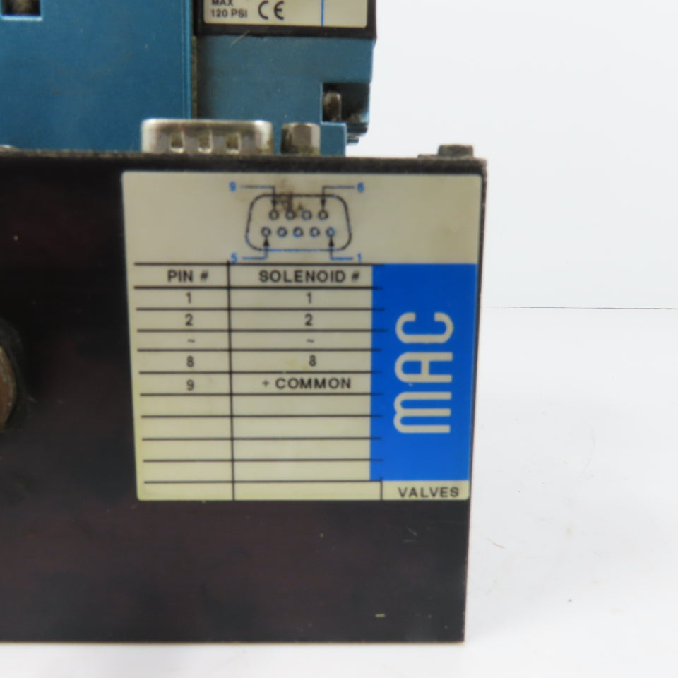 MAC MAConnect Valve Manifold 92B-AAB-BN1-DM-DJAP-1DG & 92B-AAB-BJ1-DM-DJAP-1DG