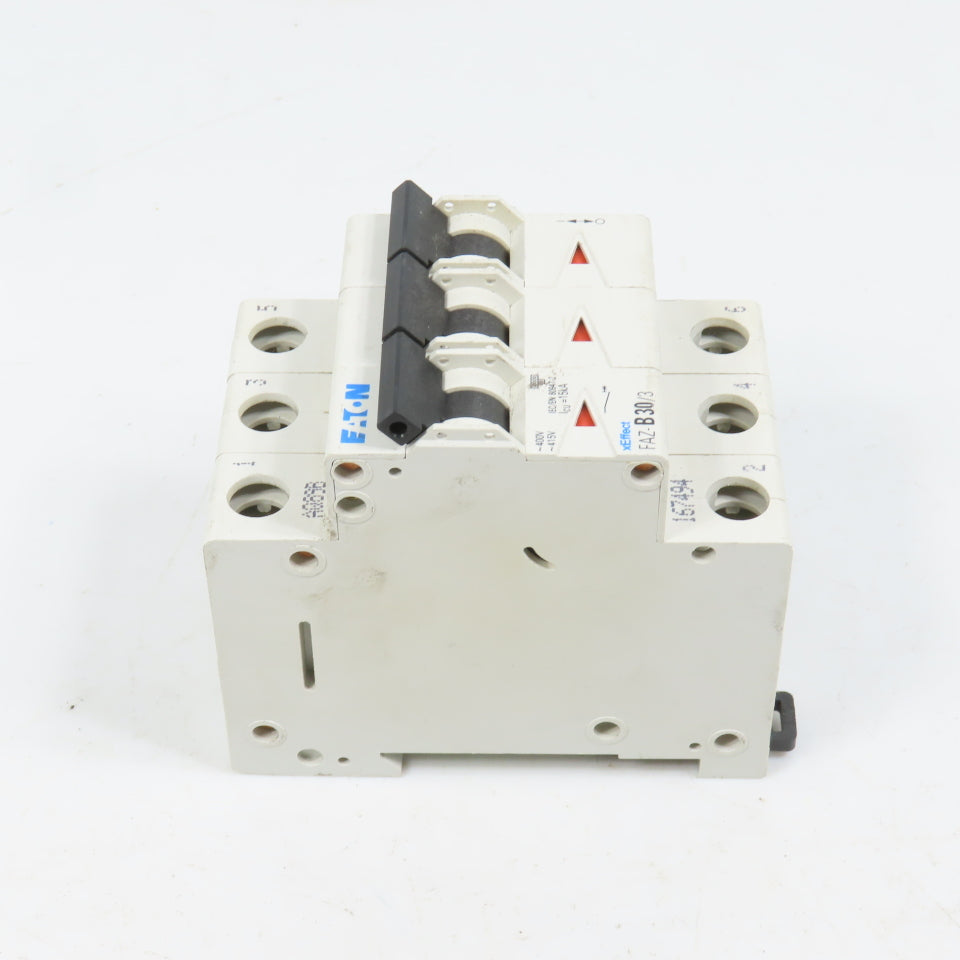 Eaton FAZ-B30/3 30A 3-Pole 3P Rail Mount Circuit Breaker 480/277VAC