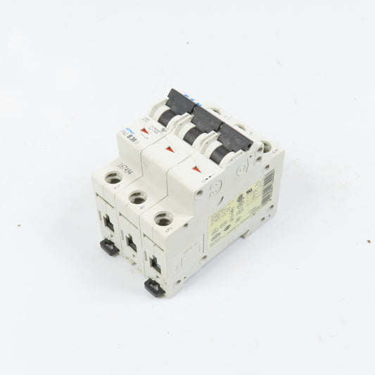 Eaton FAZ-B30/3 30A 3-Pole 3P Rail Mount Circuit Breaker 480/277VAC