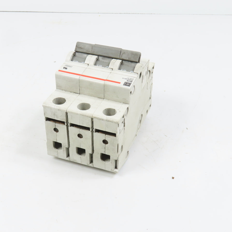 Cutler Hammer WMS3B15 15A 3-Pole 3P Rail Mount Circuit Breaker 480/277VAC B15