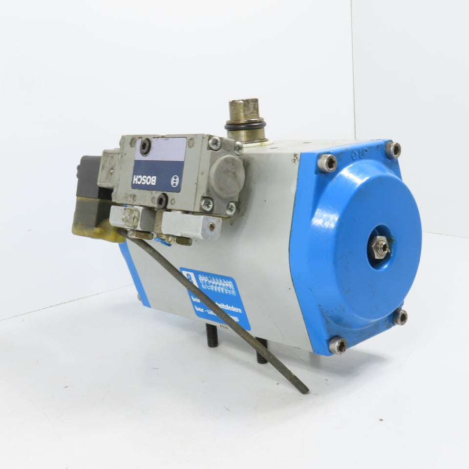 Bar GTE-096/090-08-V17-F Pneumatic Valve Actuator W/ Bosch 0820022957 24/48V