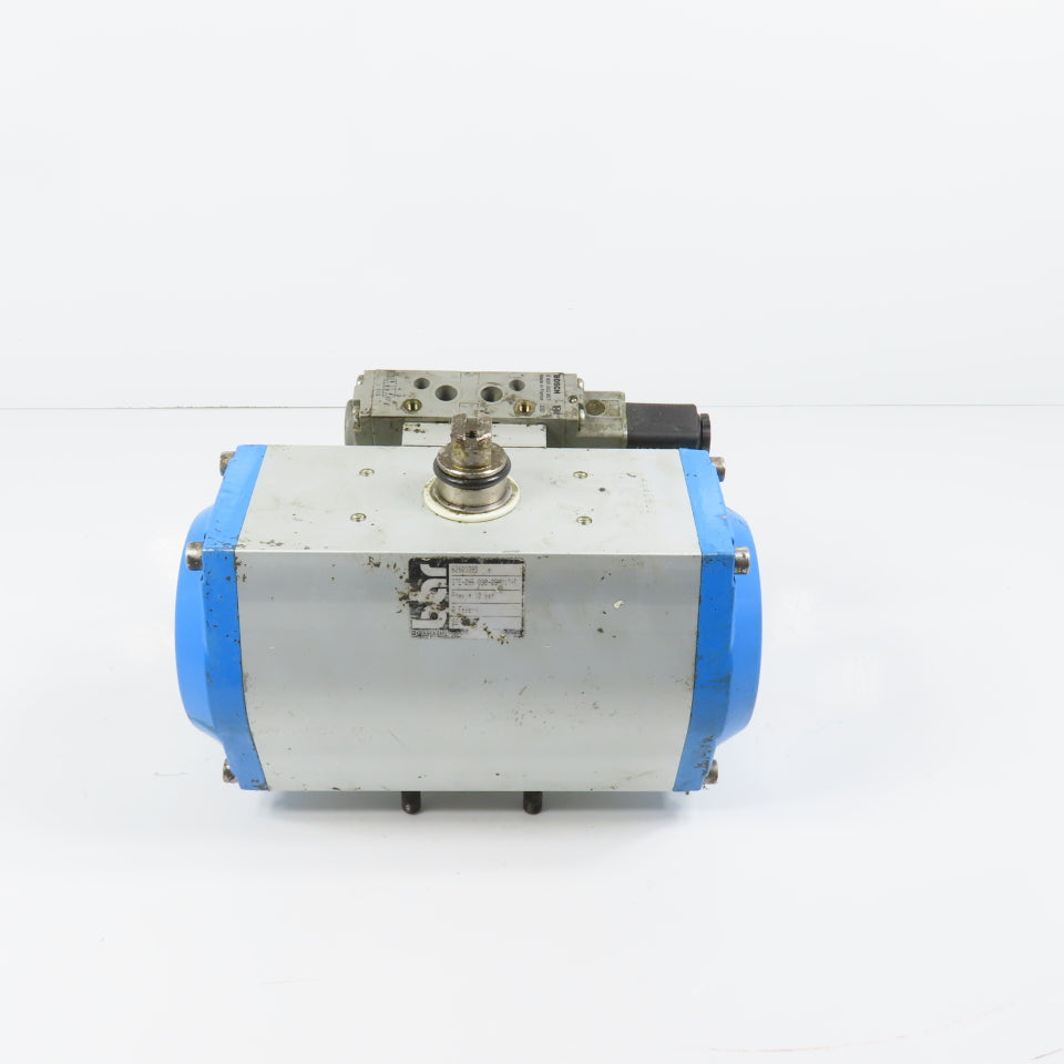 Bar GTE-096/090-08-V17-F Pneumatic Valve Actuator W/ Bosch 0820022957 24/48V