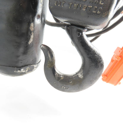 CM Lodestar Model RRT 3 Ton 6000LB Electric Hoist 10' Lift 11FPM 3Ph 230/460V