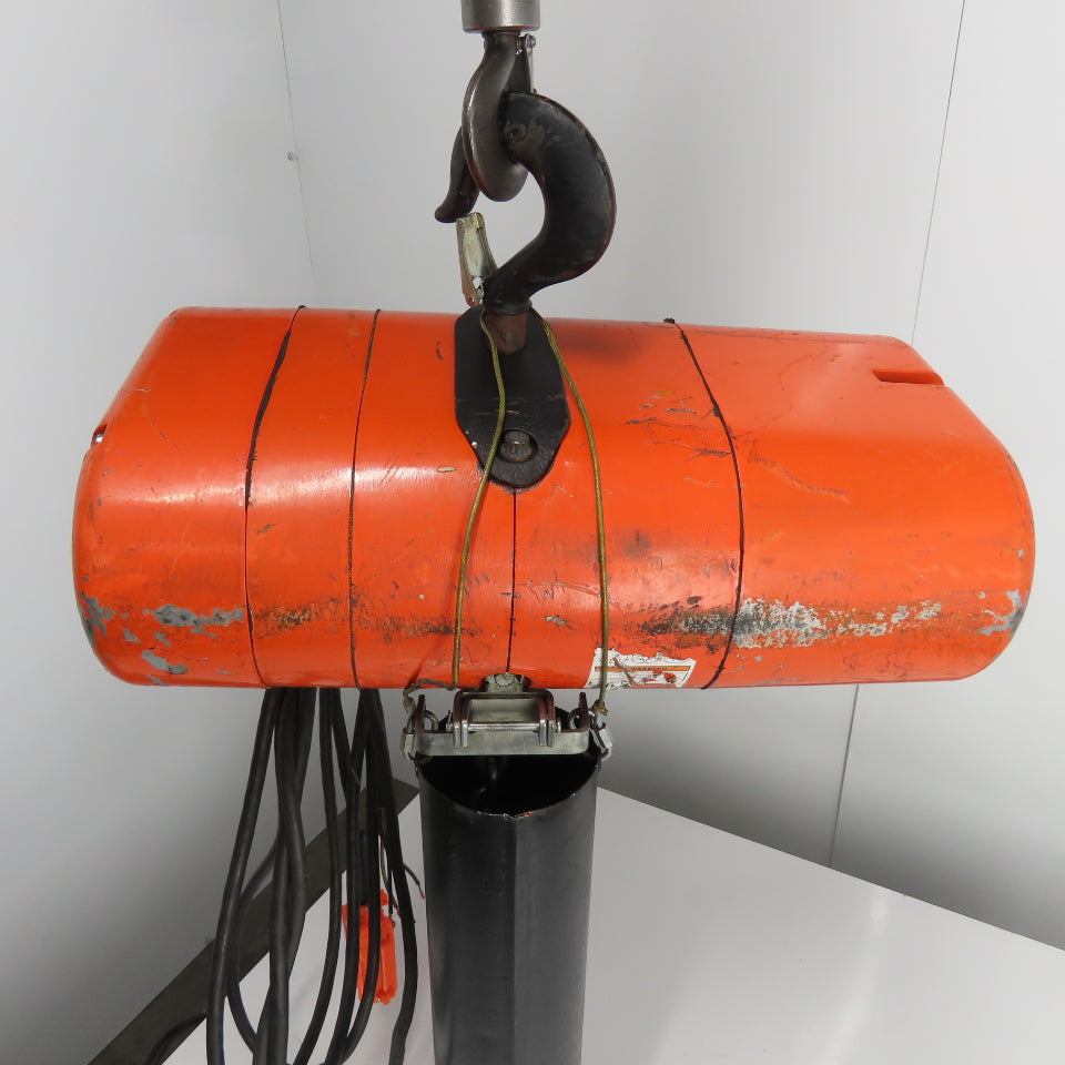 CM Lodestar Model RRT 3 Ton 6000LB Electric Hoist 10' Lift 11FPM 3Ph 230/460V
