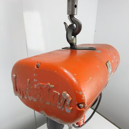 CM Lodestar Model L 1Ton 2000LB Electric Chain Hoist 20' Lift 16FPM 3Ph 230/460V