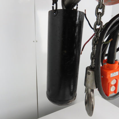 CM Lodestar Model L 1Ton 2000LB Electric Chain Hoist 20' Lift 16FPM 3Ph 230/460V