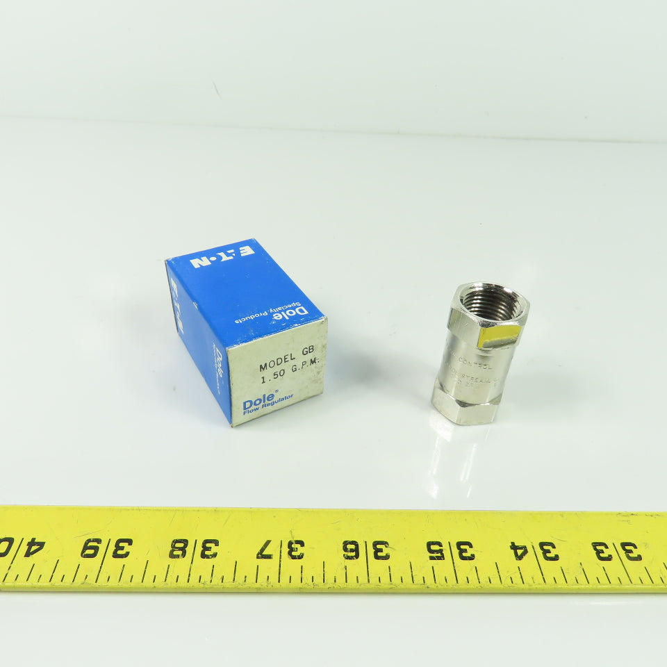Eaton Dole Model GB Flow Regulator 1.50GPM NEW