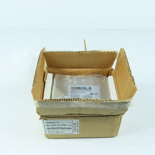 Sola 83-12-218-03 12VDC Power Supply 120/240VAC