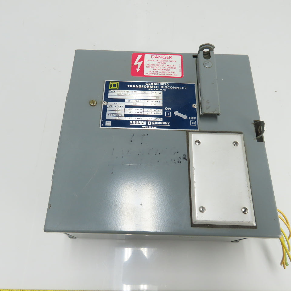Square D SK5271R Transformer Disconnect 230/460V Pri 115V Sec