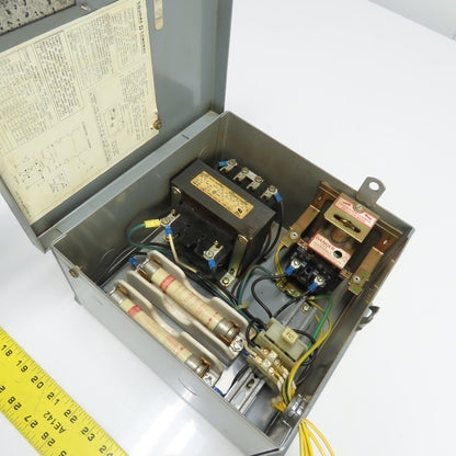 Square D SK5271R Transformer Disconnect 230/460V Pri 115V Sec
