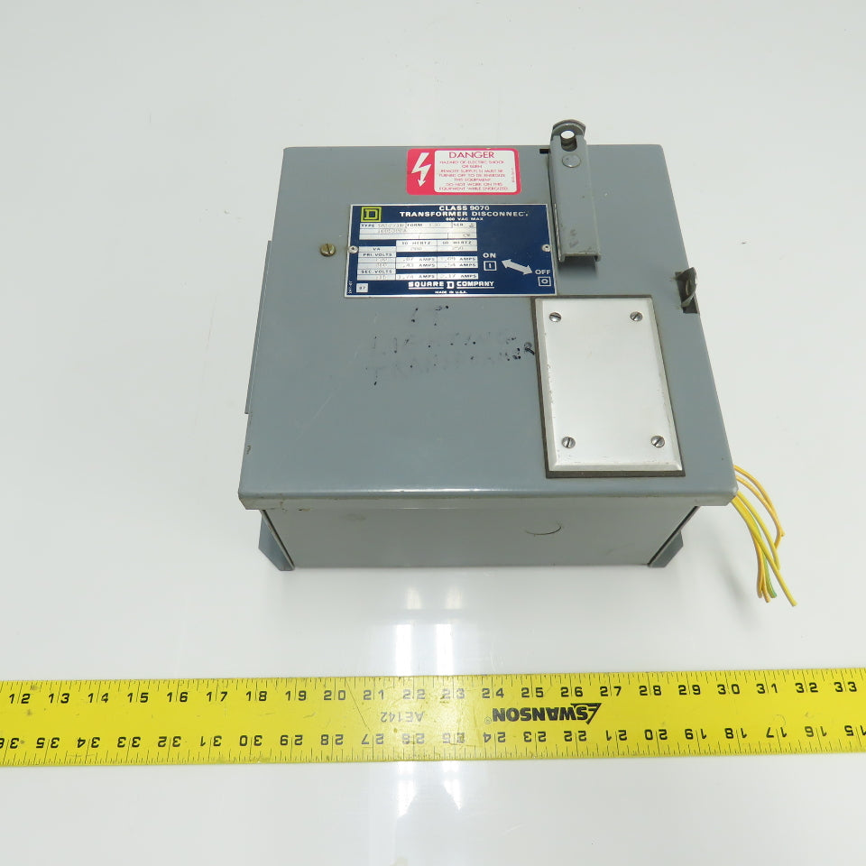 Square D SK5271R Transformer Disconnect 230/460V Pri 115V Sec