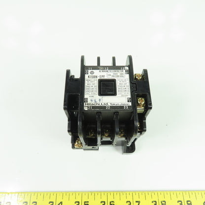 Hitachi K15BN-EPF AC Magnetic Contactor 600V 30A 200-220V Coil