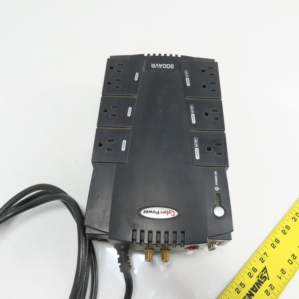 Cyber Power 800AVR Uninterruptible Power Supply Battery Backup