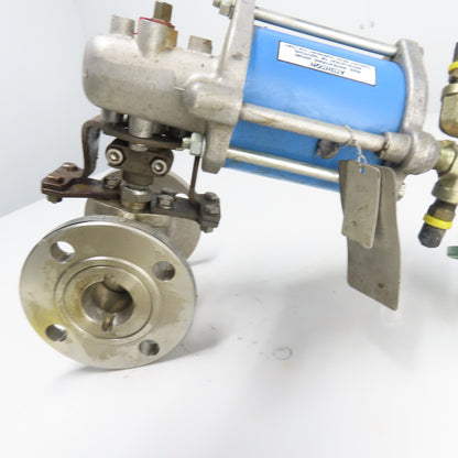 Jamesbury ST 50E 1-1/2" Stainless Steel Pneumatic Valve Actuator 150PSI Max